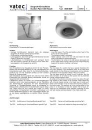 Saugrohr-Einlaufdüse Typ/ Suction Pipe Inlet Nozzle Type SDS/SDF ...