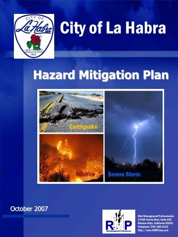 La Habra (PDF) - Hazard Mitigation Web Portal - State of California