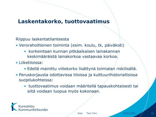 Palvelutoiminnan kustannuslaskenta, hinnoittelu ja ... - Kunnat.net