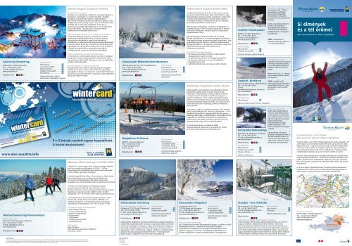 Sí élmények és a tél örömei - Wiener Alpen