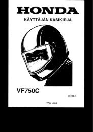 VF750C RC43 1995-2001 kÃ¤sikirja (.pdf, 2.00 MB) - Honda