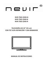 NVR-7502-22HD-N NVR-7502-22HD-B NVR-7502-22HD-R ... - Nevir