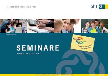 SEMINARE - PÃ¤dagogische Hochschule Tirol