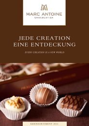 JEDE CREATION EINE ENTDECKUNG - Marc Antoine