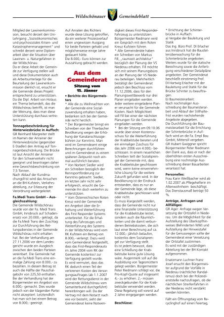 Gemeindezeitung März 2007 (0 bytes) - Gemeinde Wildschönau ...