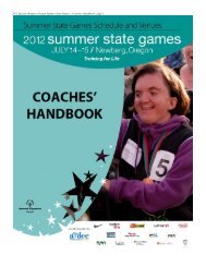2012 Special Olympics Oregon Summer State Games â Coaches ...