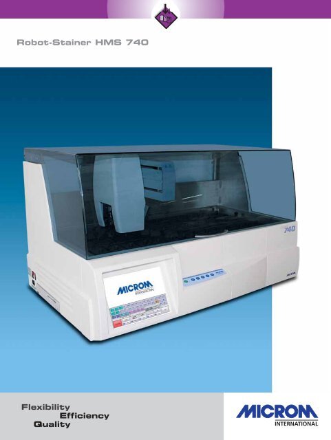 Robot-Stainer HMS 740 Flexibility Efficiency Quality - Cellab