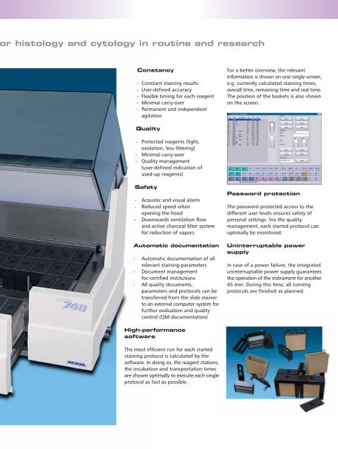 Robot-Stainer HMS 740 Flexibility Efficiency Quality - Cellab