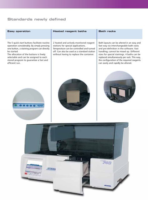 Robot-Stainer HMS 740 Flexibility Efficiency Quality - Cellab