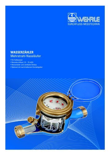 WASSERZÄHLER Mehrstrahl-Nassläufer - Wehrle