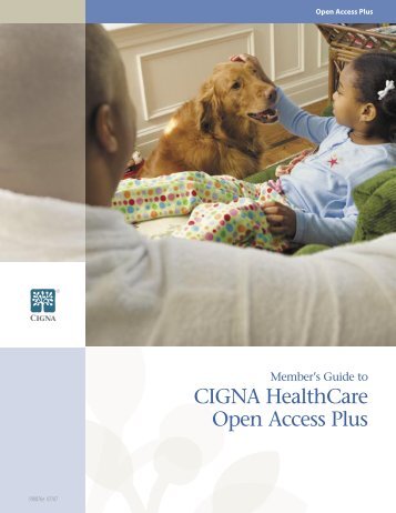 CIGNA Open Access Plus (OAP) Plan Member's Guide