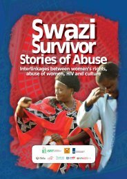Swazi Survivor Stories of Abuse - SAfAIDS