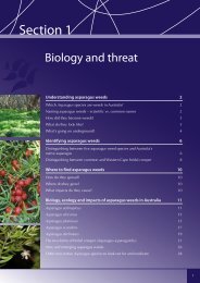 Section 1. Biology and Threat - Weeds Australia