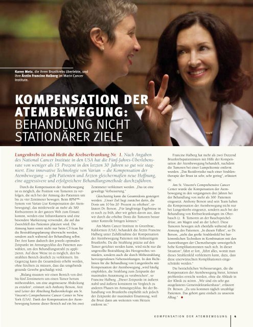 BILDGEFÜHRTE STRAHLENTHERAPIE - Varian