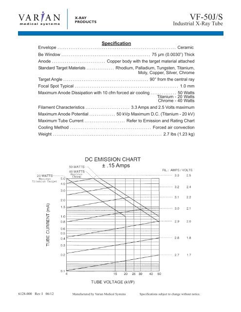 VF-50J/S - Varian