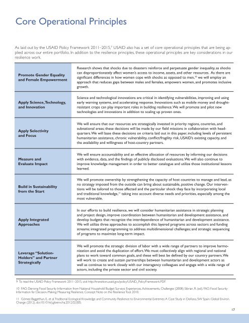 USAID Policy Document - Resiliency FINAL 11-26-12.indd