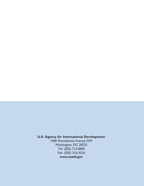 USAID Policy Document - Resiliency FINAL 11-26-12.indd