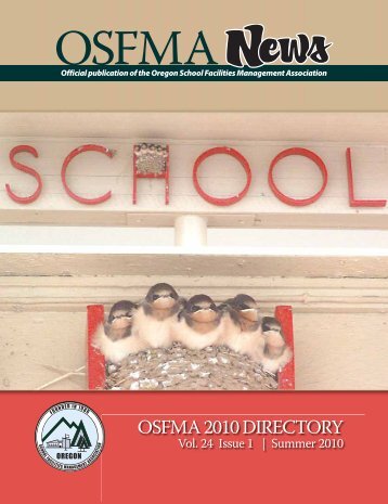 Summer 2010 Vol 24 Issue 1 - OSFMA