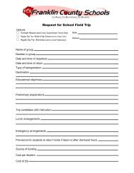 Field Trip Request Form