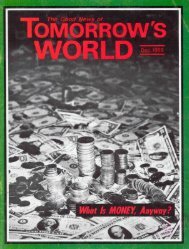 Tomorrows World 1969 (Vol I No 07) Dec - Herbert W. Armstrong ...