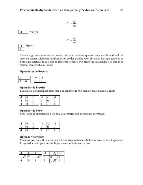 Procesamiento digital de video en tiempo real y - Maestría en ...