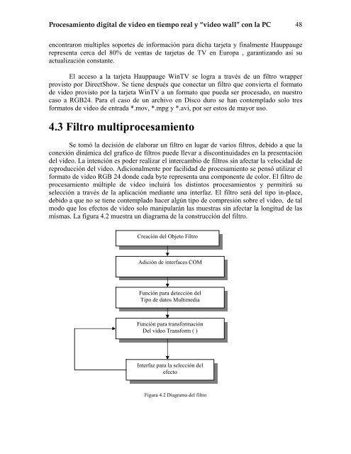 Procesamiento digital de video en tiempo real y - Maestría en ...