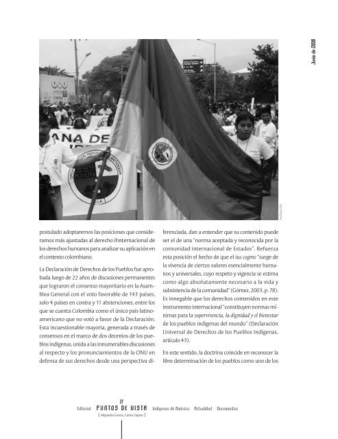 Revista Etnias & Política No 7 - Observatorio Étnico Cecoin