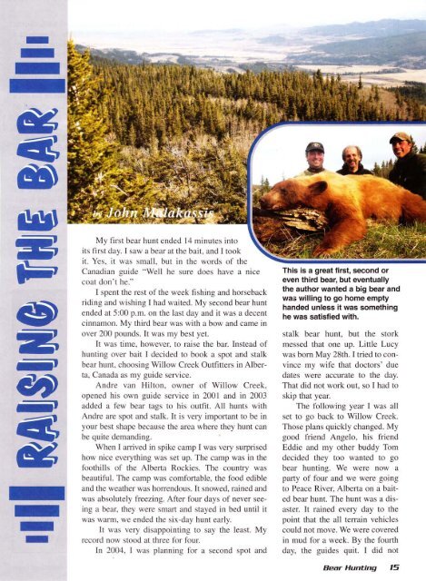 Read the full article - Willow Creek Outfitters