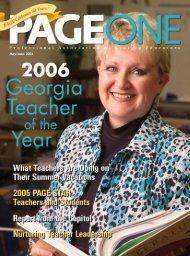 2006 Georgia Teacher of the Year(May/June 2005) - Ciclt.net