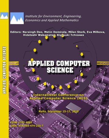Applied Computer Science - Wseas.us