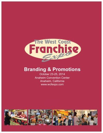 Branding & Promotions - West Coast Franchise Expo