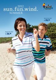 wind sportswear Sommer 2012 Flyer