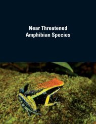 Near Threatened Amphibian Species - Amphibian Specialist Group