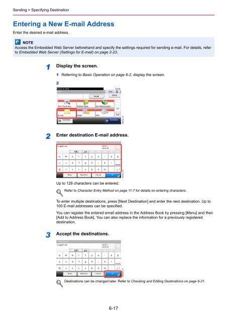 1 Display the screen. - Utax