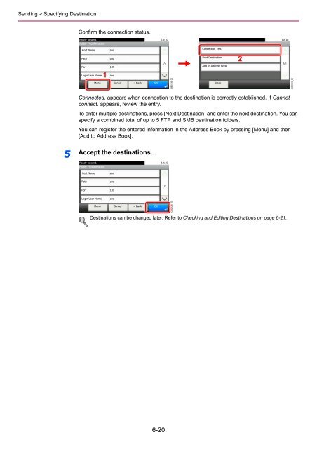 1 Display the screen. - Utax