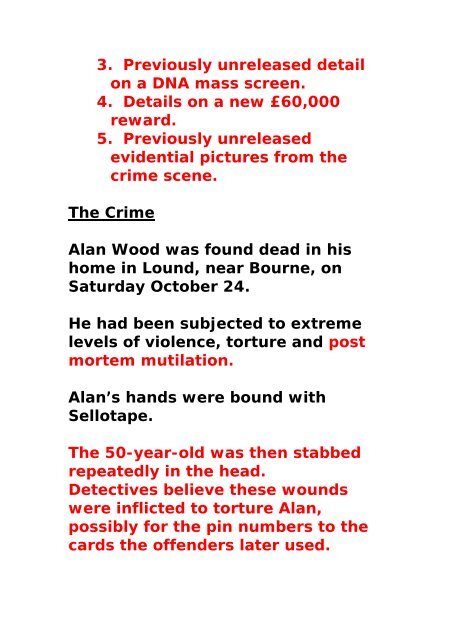 Alan Wood Murder - Press Pack.pdf - Lincolnshire Police