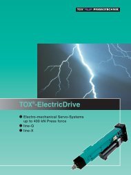 TOXÂ®-ElectricDrive - TOX PRESSOTECHNIK USA