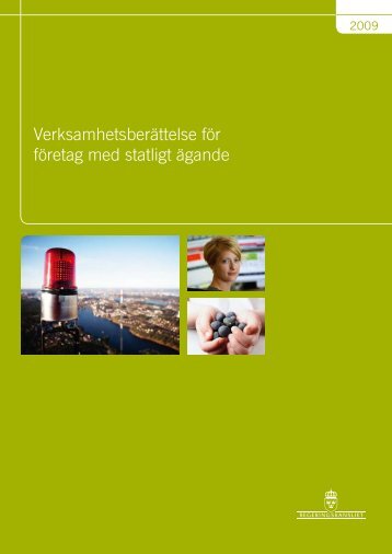 VerksamhetsberÃ¤ttelse fÃ¶r fÃ¶retag med statligt Ã¤gande 2009