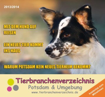 Mit dem Hund auf Reisen - Tierbranchenverzeichnis