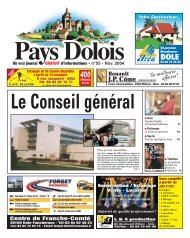 Cliquez-ici pour tÃ©lÃ©charger le journal au format PDF - Pays Dolois