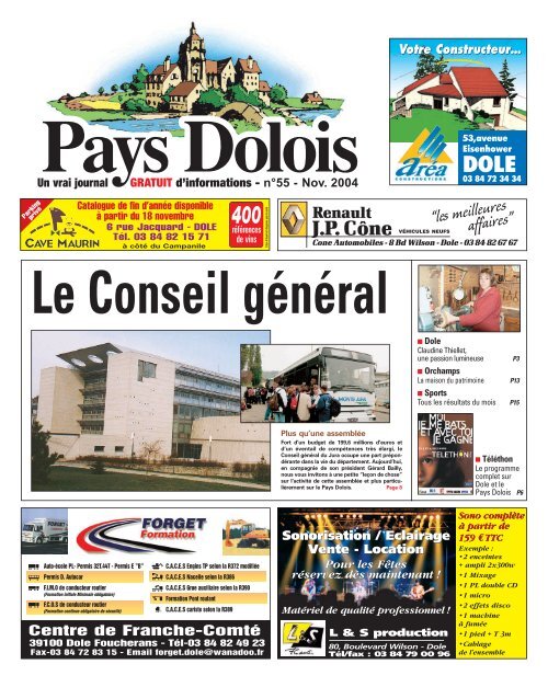 Cliquez-ici pour tÃ©lÃ©charger le journal au format PDF - Pays Dolois