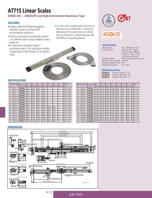 Mitutoyo1001 Catalog.pdf - JW Donchin CO.