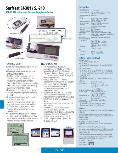 Mitutoyo1001 Catalog.pdf - JW Donchin CO.