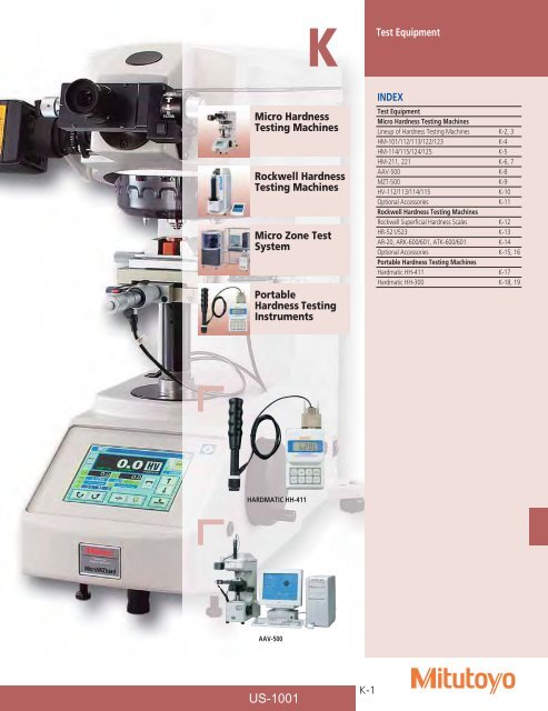 Mitutoyo1001 Catalog.pdf - JW Donchin CO.