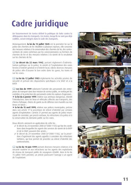 l'Observatoire national de la dÃ©linquance dans les transports