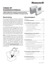 CM900 RF Installatierichtlijnen - Regelvisie