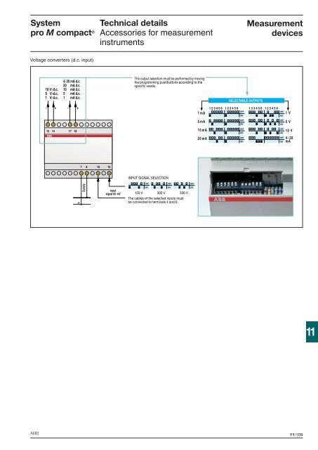 Technical details System pro M compactÂ®