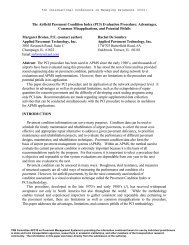 The Airfield Pavement Condition Index (PCI) Evaluation Procedure ...