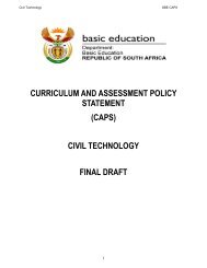 curriculum and assessment policy statement (caps) civil ... - Thutong