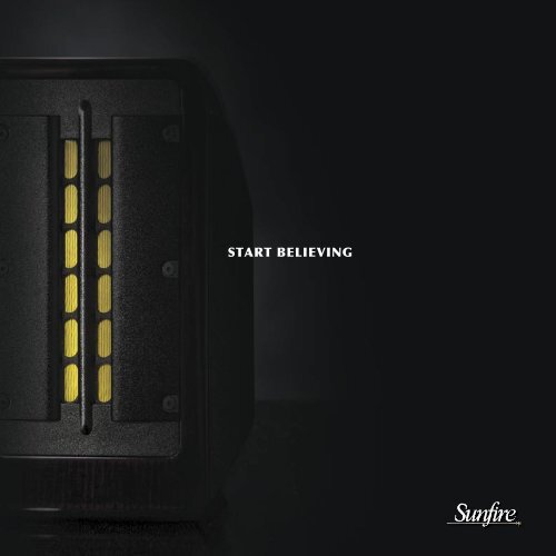 Sunfire XT Brochure_1 - The Listening Post